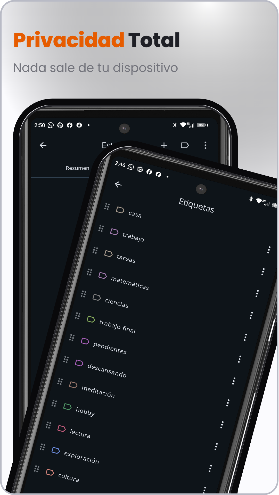 Captura de Focusly: Temporizador Pomodoro